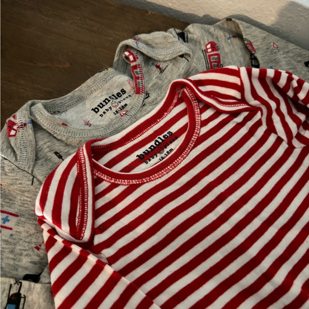 Toddler boy onesies bundle